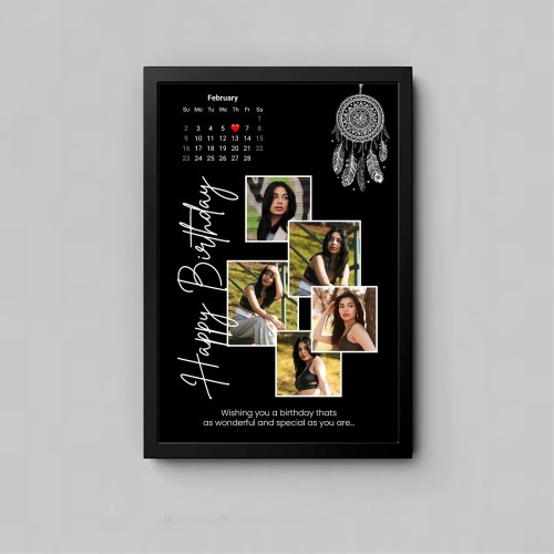 Happy Birthday Photo Frame 8x12