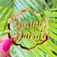 Happy Diwali Acrylic Cutout Tag